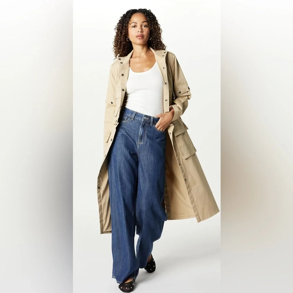 NWT The Drop Women's Convertible Utility Coat by @Takkunda S and M - Picture 3 of 5